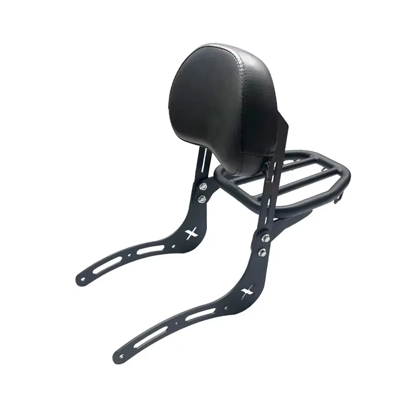 Racing Accessories Bumper Side Bag Guard Drop Rod with Folding Backrest Modified Seat and Backrest