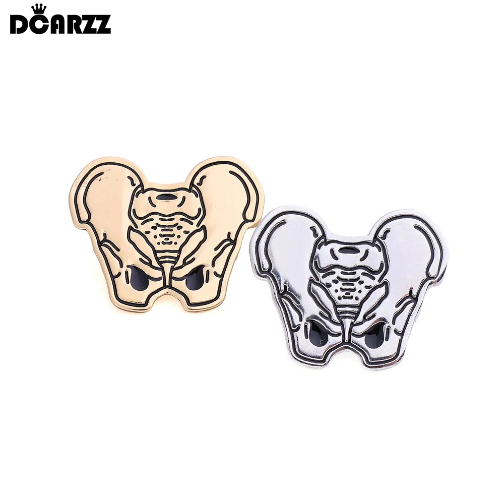 

DCARZZ Pelvis Pin Badge Anatomy Medical Doctors Nurse Gift Lapel Pin Metal Exquisite Enamel Brooch HatTrendy Jewelry Women