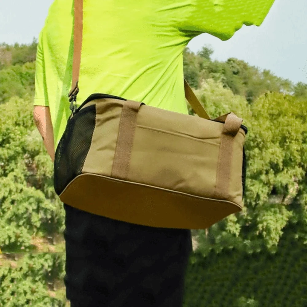 

Waterproof Portable Storage Bag Portable Design Thermal Cooler Travel Tableware Bag Large Capacity Handbag Style