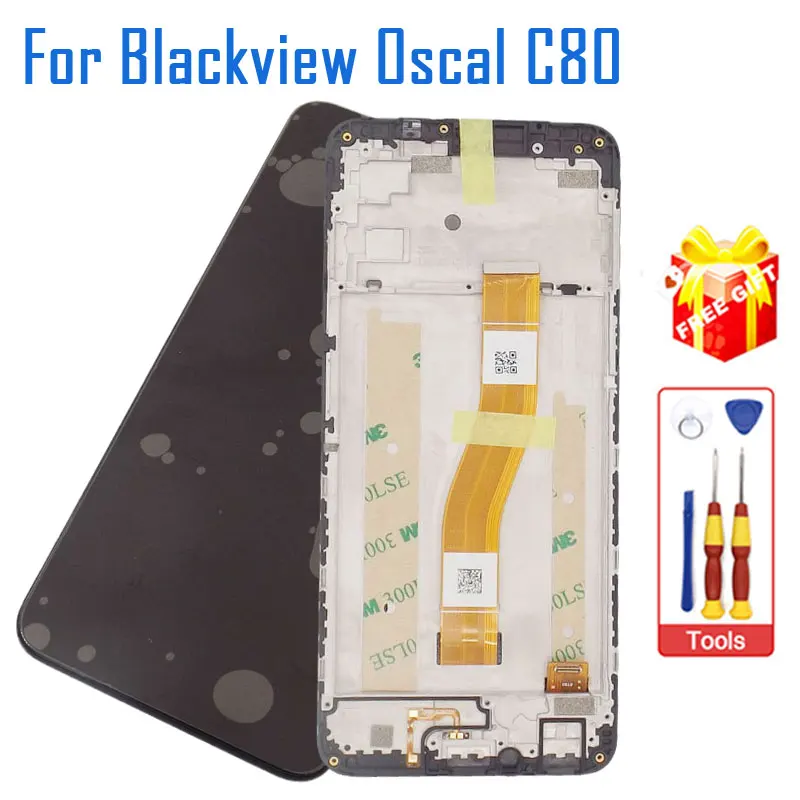 

New Original Blackview OSCAL C80 LCD Display+Touch Screen Digitizer With Frame Assembly For Blackview OSCAL C80 Smartphone