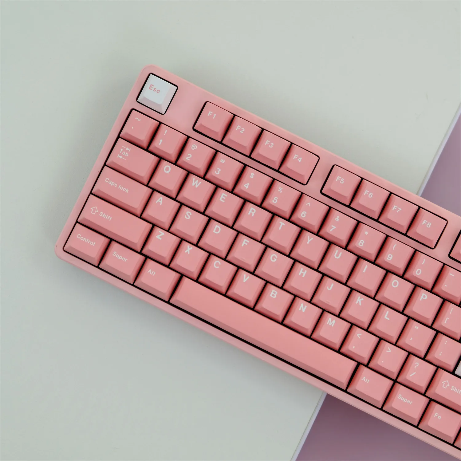 Peach pollen 129 keys PBT original highly sublimated mechanical keyboard keycaps