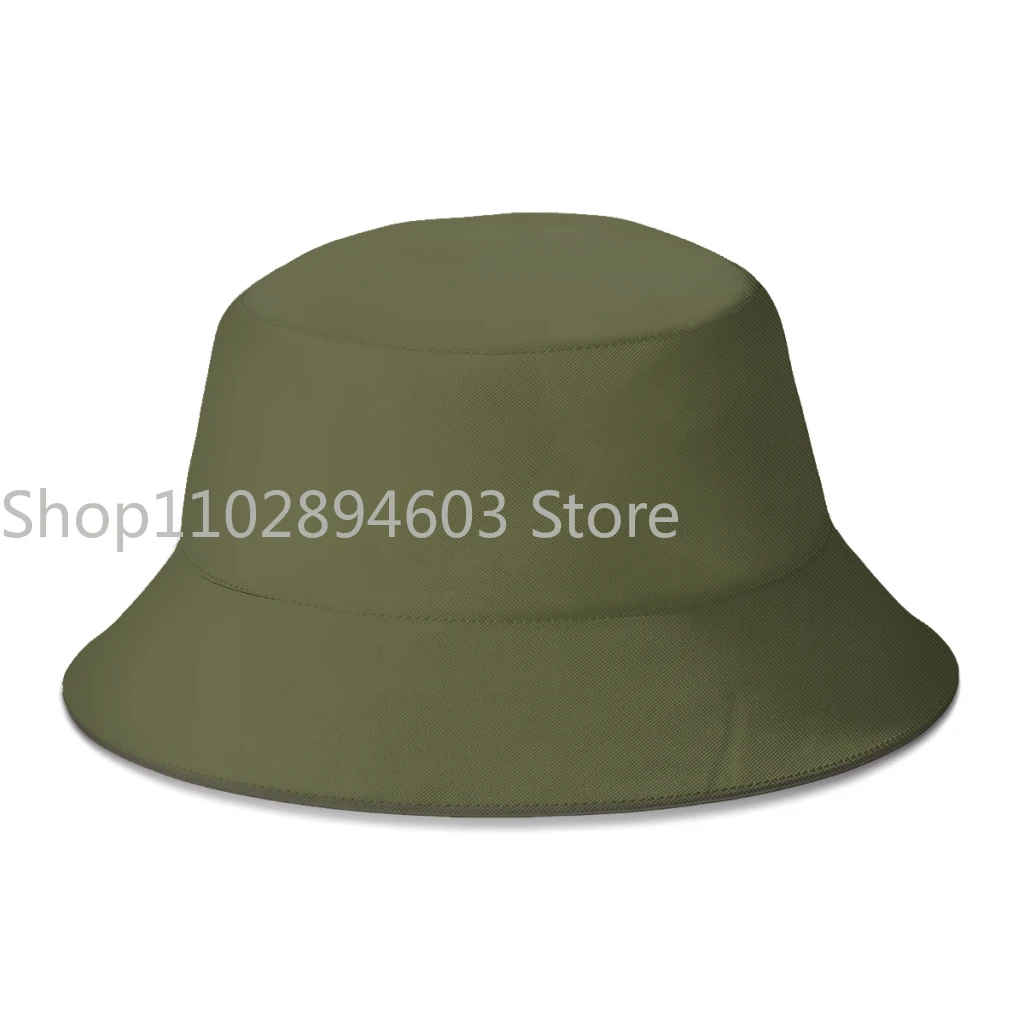 

2024 New Summer Avocado Olive Green Bucket Hats for Women Men Outdoor Travel Foldable Bob Fishing Hat Panama Sun Cap