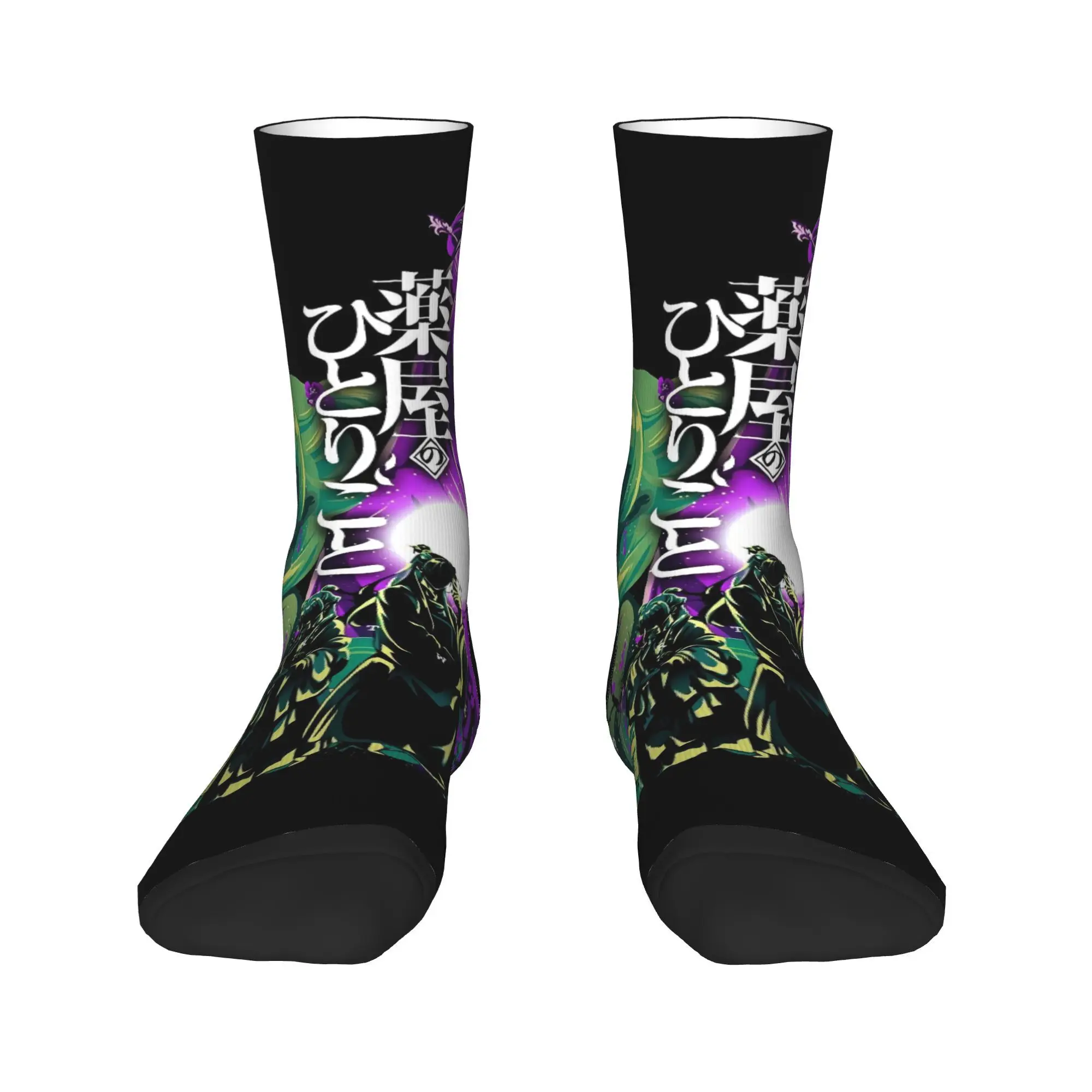 يوميات الصيدلية Maomao جوارب القوطية الجوارب الرجال تنفس الجوارب الشتاء سكيت الجرافيك المضادة للانزلاق الجوارب هدية فكرة