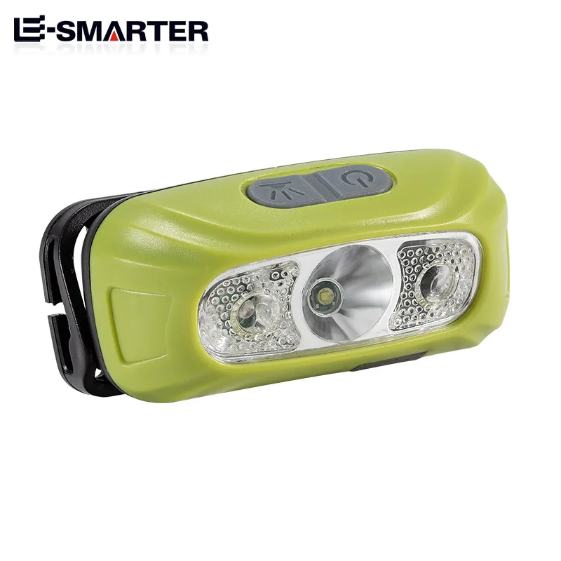 Portable Mini Sensor Headlamp LED Strong USB Rechargeable Head Light Flashlight Night Fishing Camping Headlights Front Lantern