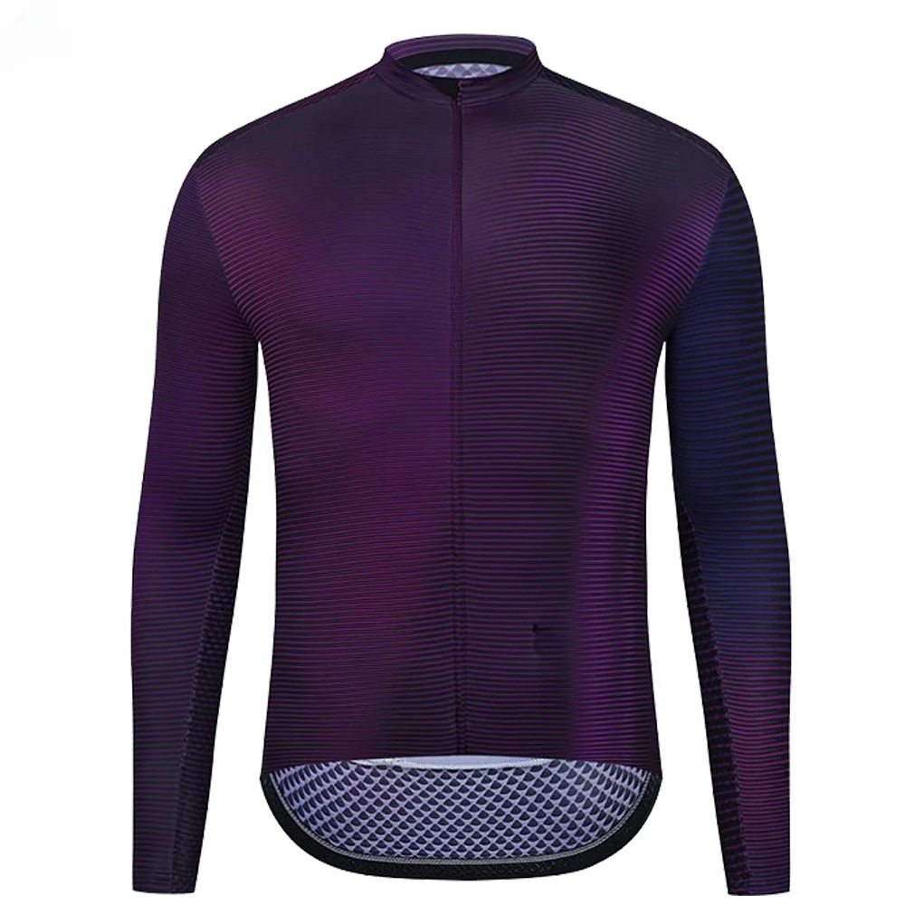 Top Quality Pro Cycling Jersey Long Sleeve Pockets MTB Bicycle Clothing Mountain Bike Sportswear Sport Clothes Shirt