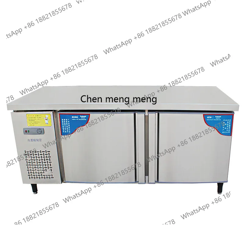 

Fresh-keeping workbench, freezer, double-temperature stainless steel freezer, salad vegetables refrigerated and fresh-keeping