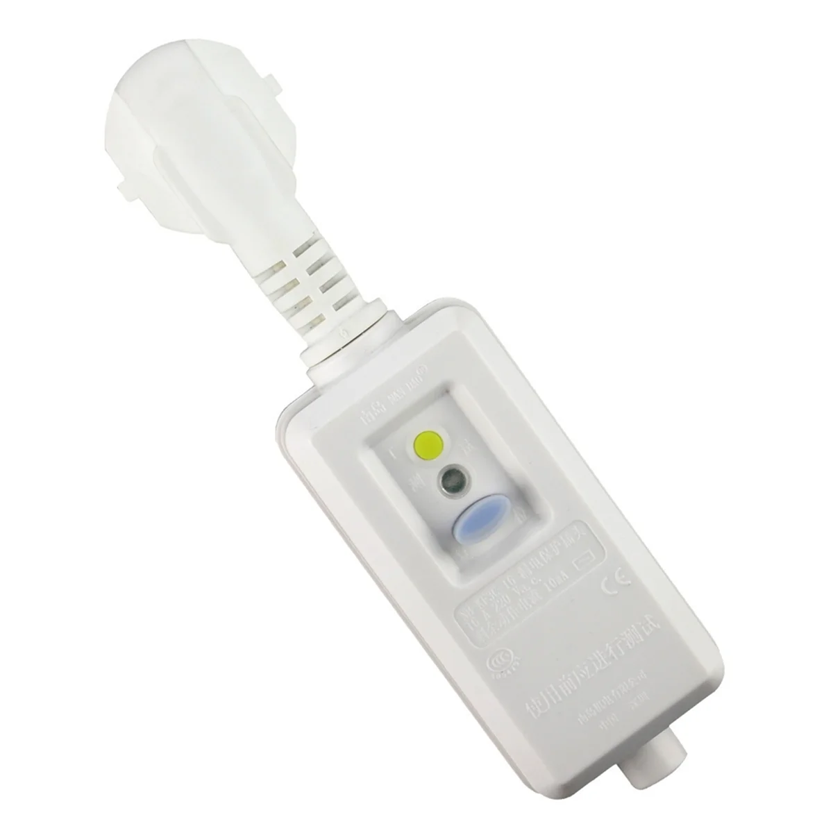 Retail! 16A 220V 240V EU Plug GFCI Safety RCD Leakage Protection Socket Adaptor Home Circuit Breaker Cutout Powers Trip Switch