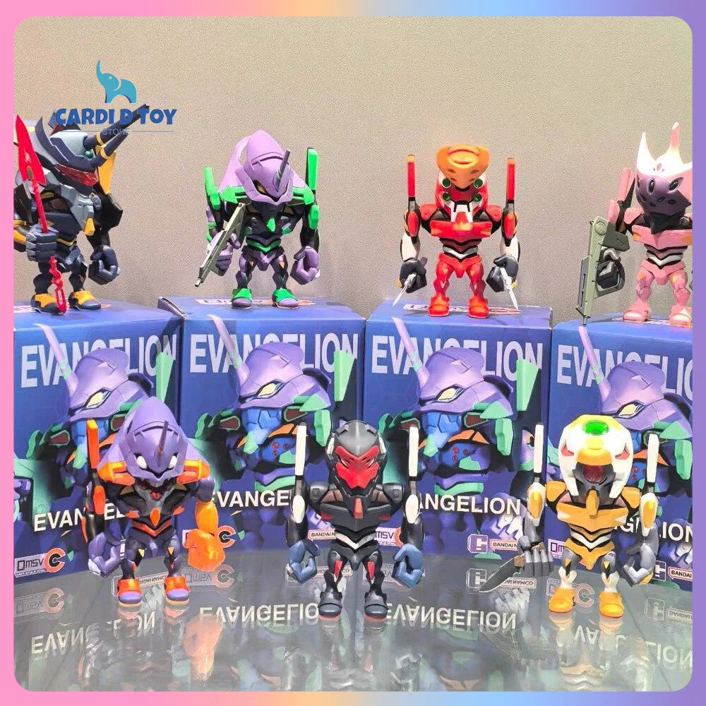 

Новая глухая коробка Neon Genesis Evangeliom, оригинальная модель Qmsv-C Evangeliom, аниме-фигурки, загадочная коробка, модная игрушка, украшение для стола, игрушка