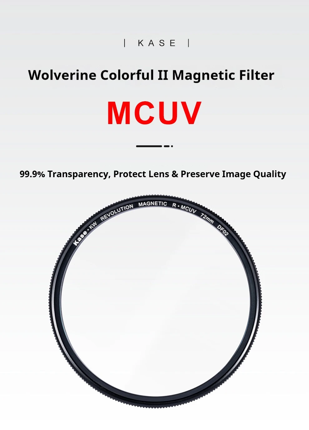 Kase Wolverine II Magnetischer CPL Polarisationsfilter: Hochdurchlässiger, Reflexionsarmer Filter für Landschaftsfotografie – Detail 1