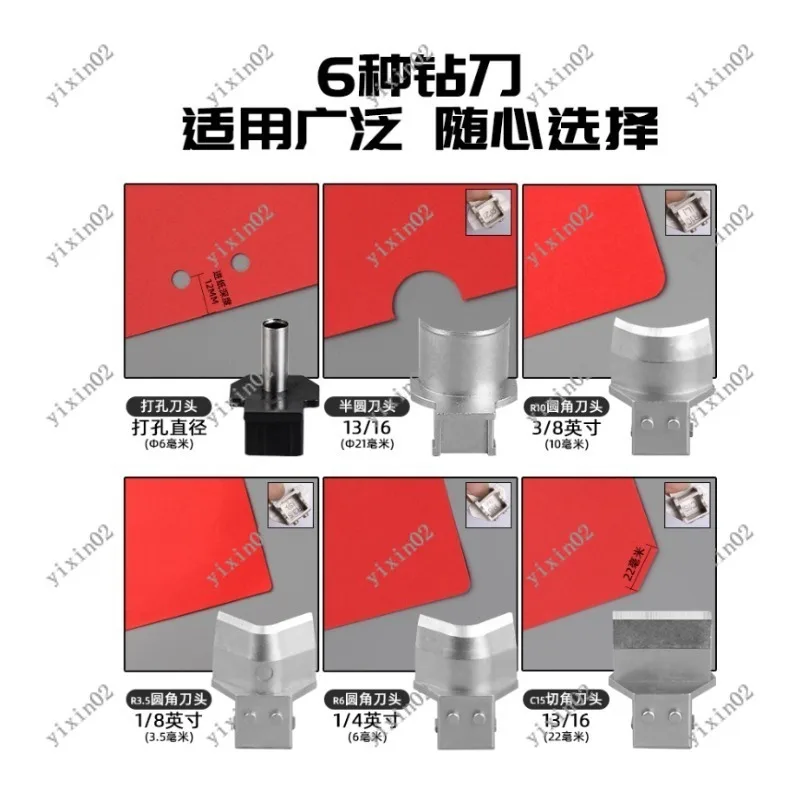 Precision Manual Desktop Corner Trimmer Punch Cutter for Rounding PVC Cards Photos Paper & Files Office Tool