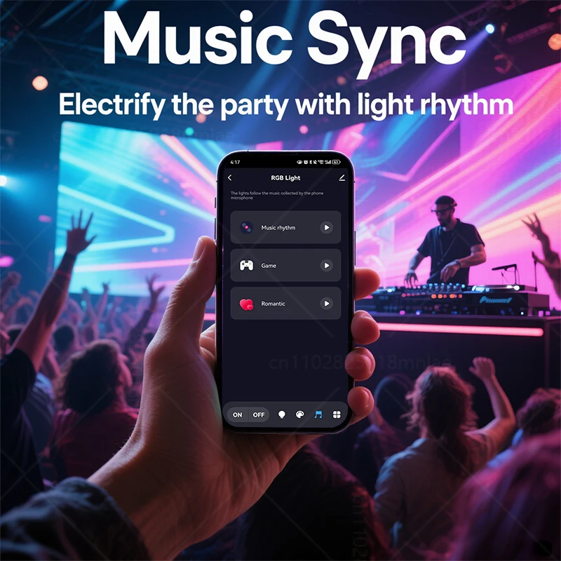 15W E27 Tuya Светодиодная лампа Smart Life APP Control с регулируемой яркостью RGB Цветная атмосферная лампочка Работа с домашней спальни AC 85-265V