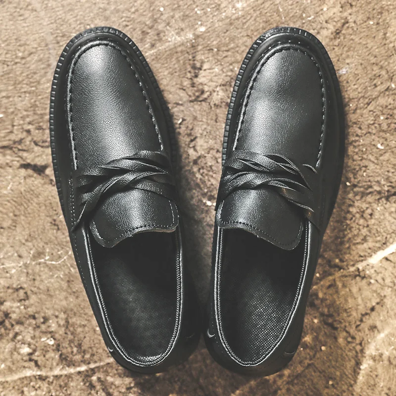 

Повседневная мужская обувь из лакированной кожи на высоком каблуке и платформе, мужские оксфорды, пепаловые модельные туфли, лоферы, официальная свадьба