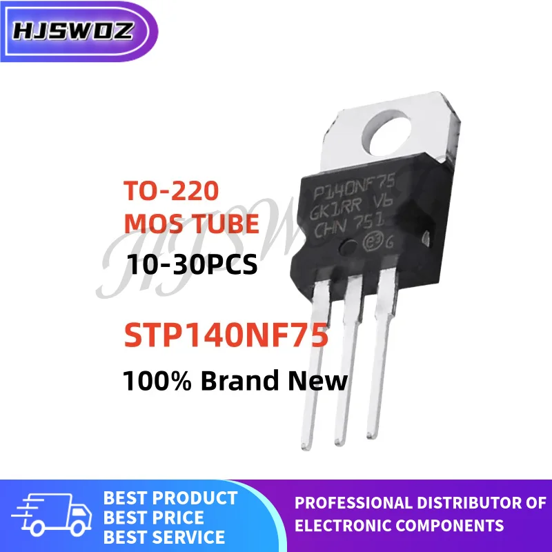 10-20-30PCS New STP140NF75 P140NF75 140NF75 MOSFET Field effect tube TO-220 In Stock