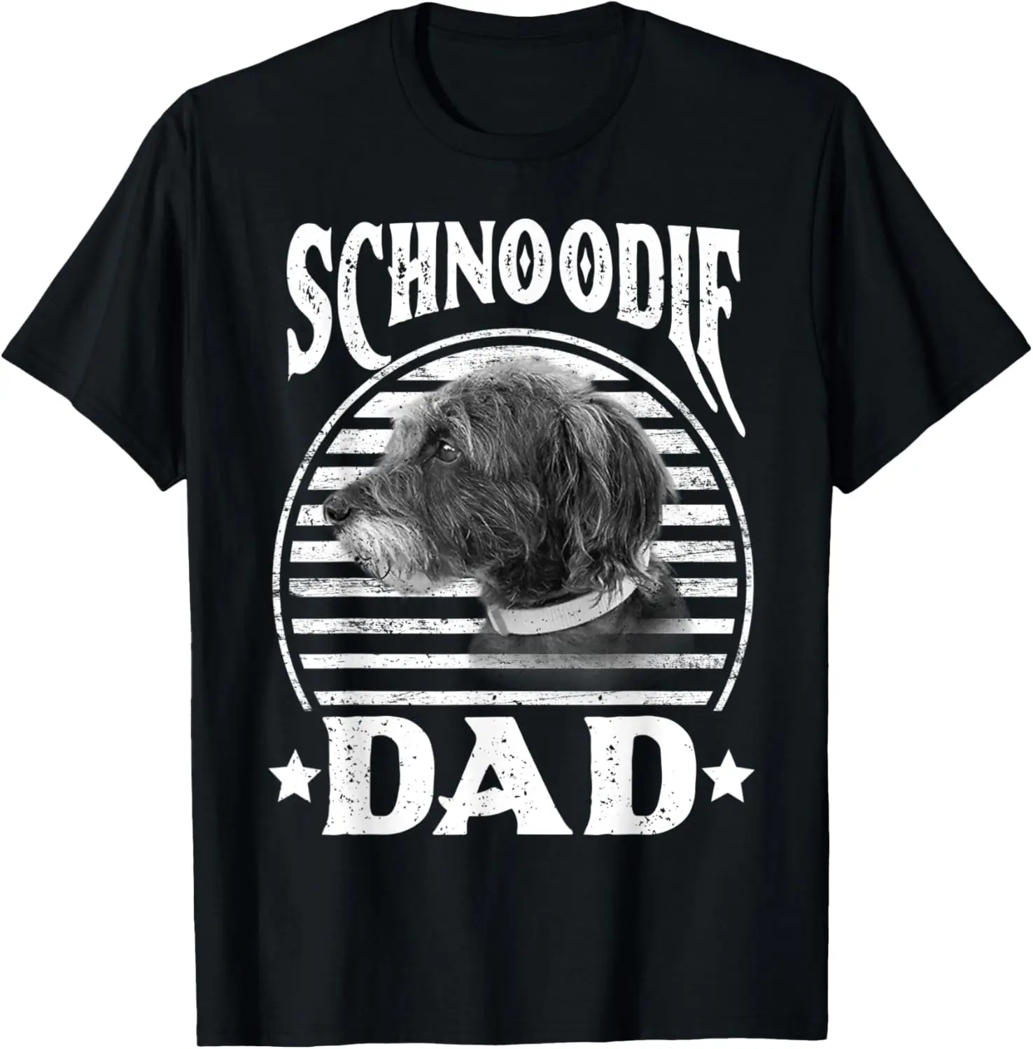 

Мужская футболка Schnoodle Dad в стиле ретро с Днем отца
