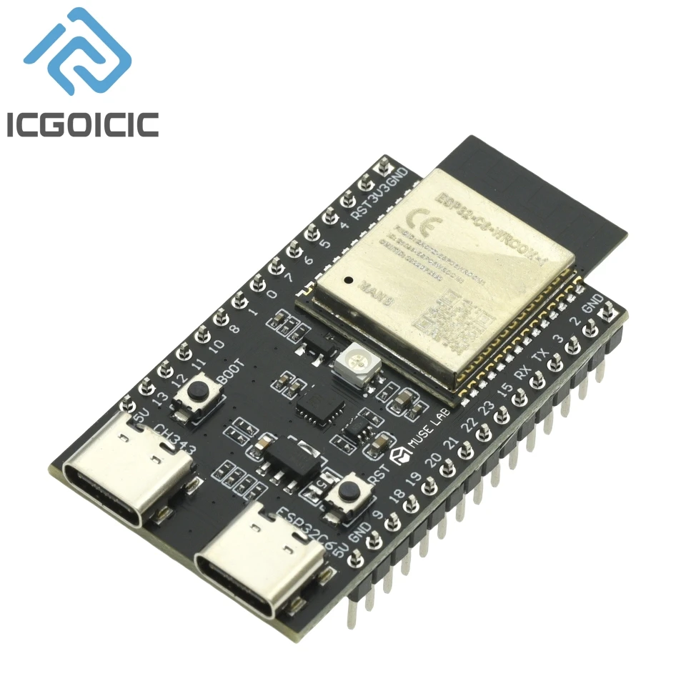 ESP32-C6-N4 N8 N16 Development Board ESP32-C6 Core Board WiFi6 Bluetooth-compatible For Nano Arduino  Zigbee