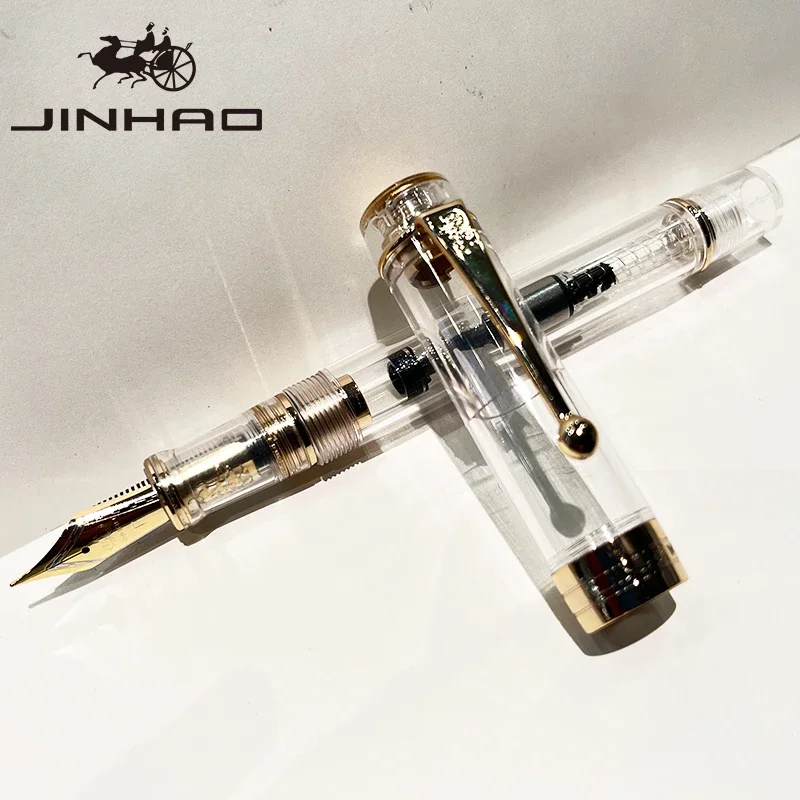 

Jinhao Century 100 Elegant Calligraphy Pen, Twist Cap, Fine Nib (M/F/EF) - Ideal for Daily Office Use Fountain Pens Stationery