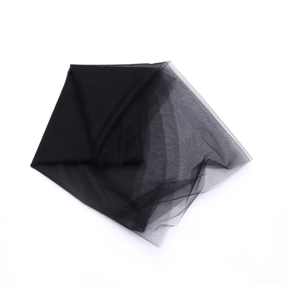 

Черная однослойная свадебная фата из мягкого тюля, элегантный аксессуар для волос для фотосессий, косплея и вечеринок