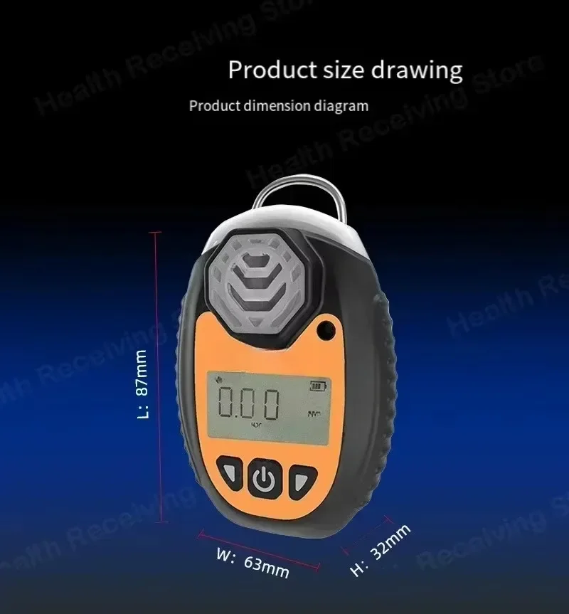 Portable Toxic and Harmful Gas Detector Silane Fluorine Gas Analyzer Ethylene Oxide Tetrahydrothiophene Detector