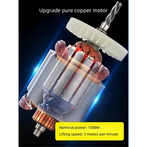 Crane portable electric winch, wireless distance control, small crane, home decoration, portable survey, new, 220v 10 Main Sales Electric Talk - №7