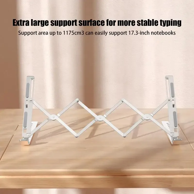 New Product Adjustable Laptop Stand Folding Portable Desktop Stand Foldable Stand Suitable for Laptop Lifting Vertic