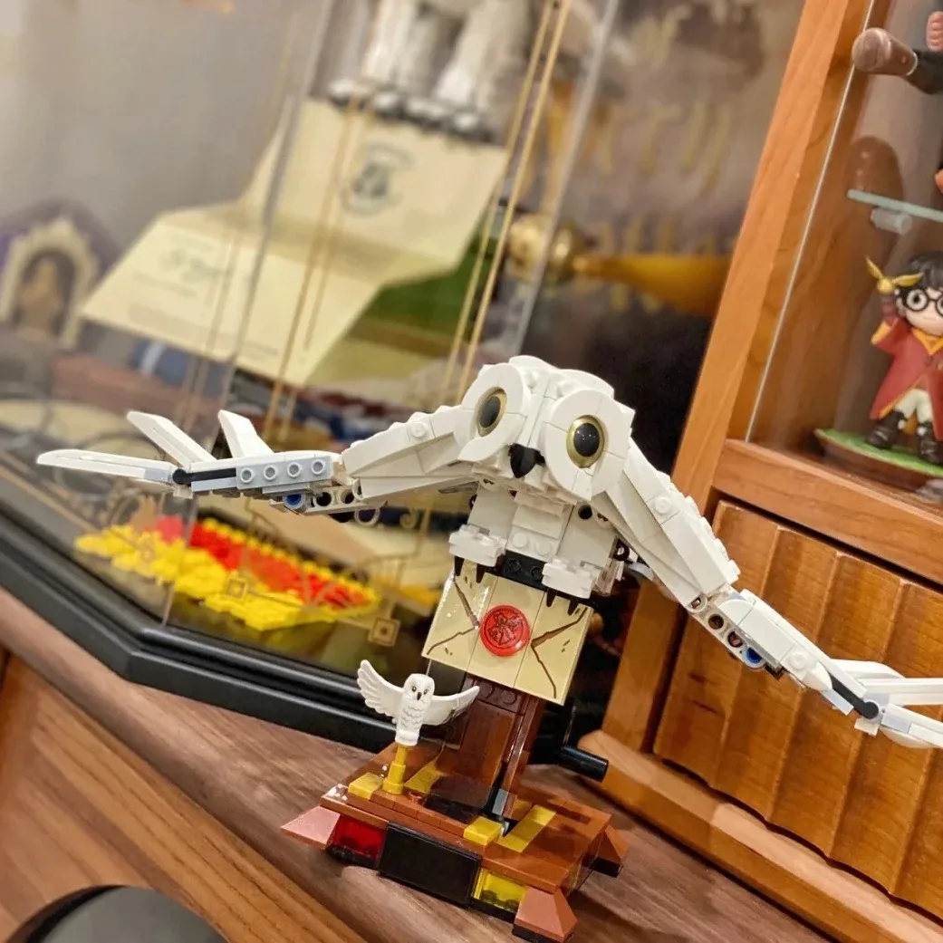 Magic World of Wizards Mechanische Uil Bouwstenen Dier Vogel Model Gemonteerd Speelgoed Bakstenen Kinderen Volwassen Verjaardagscadeautjes 630pcs