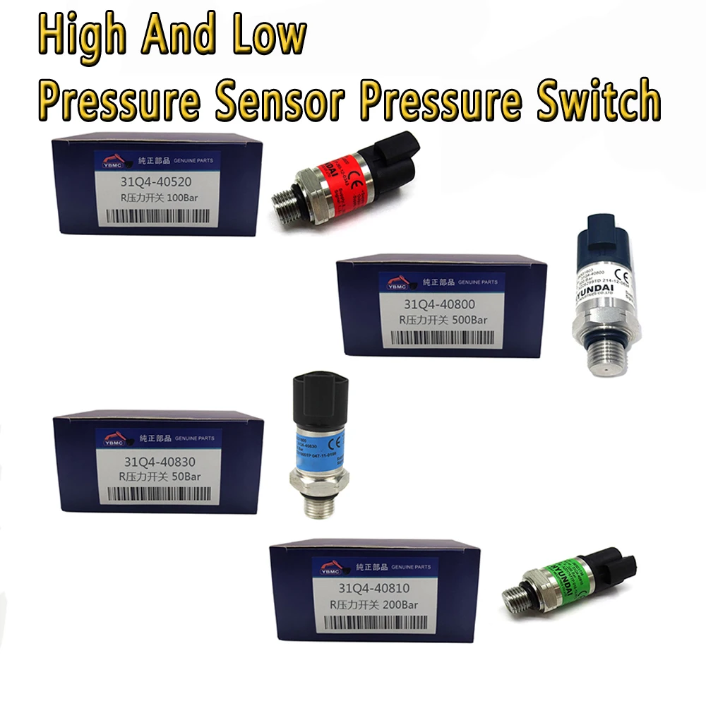 Excavator Parts High And Low Pressure Sensor Pressure Switch For R130 215 220 225 305-7 LC-9 Excavator Spare Parts