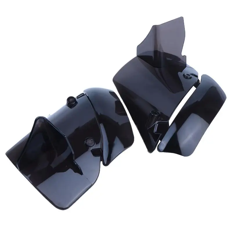 Motorcycle Adjustable Side Wind Deflector Tinted UV Protection Shield Fit 2023-2026 Touring Cruise Bike