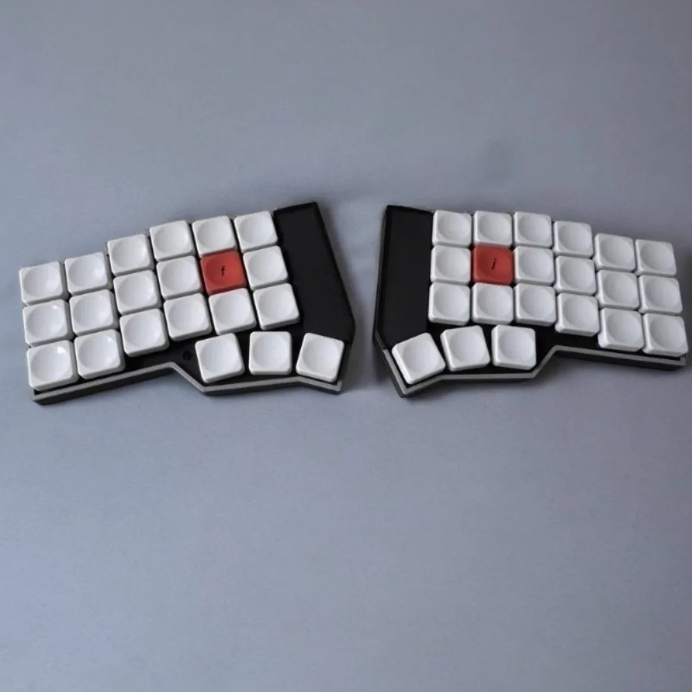 

Corne Split Mechanical Keyboard Kit Wireless Hot-Swap RGB 3D Printed Case Custom Low Profile Ergonomic Office Gaming Keyboard