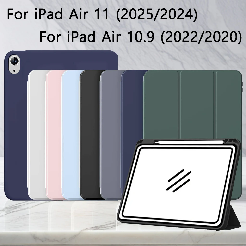 Estuche para lápices para iPad Air de 11 pulgadas, 7. a/6a generación (M3/M2) 2025/2024, para iPad Air 5. a/4a generación, 10,9 pulgadas, 2022/2020