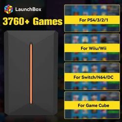 Launchbox Emulation Hard Drive With 3700 3D/PC Games External Game Hard Disk For PS4/PS3/PS2/Switch/WII/WIIU/PS1500GB HDD For PC