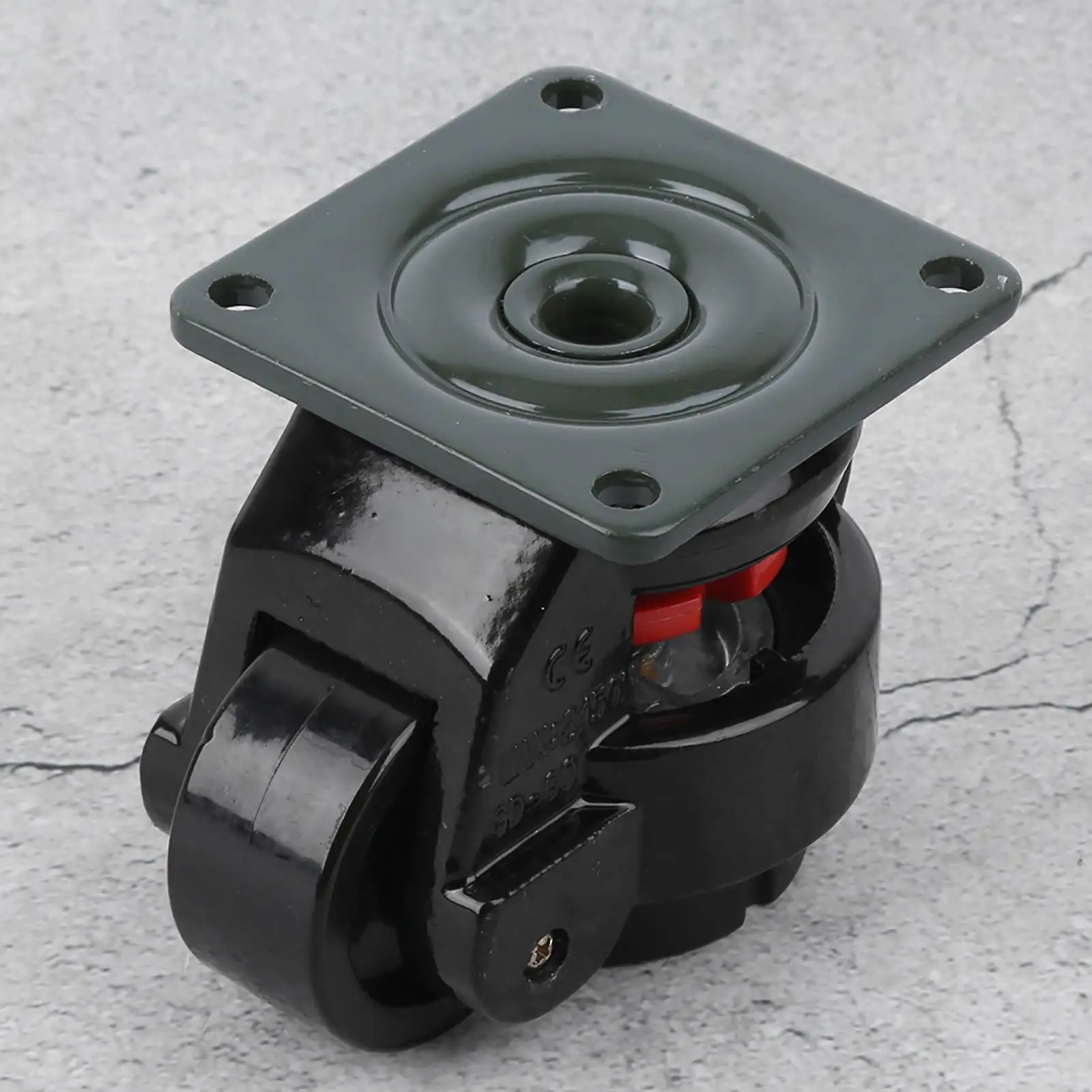 4 قطعة عجلة تعديل المستوى GD‐60F عجلة دوارة صناعية شديدة التحمل عجلات عجلة دوارة صناعية #3