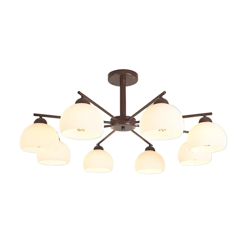 Main light simple modern retro ceiling light wabi sandy wind restaurant Japanese bedroom study light