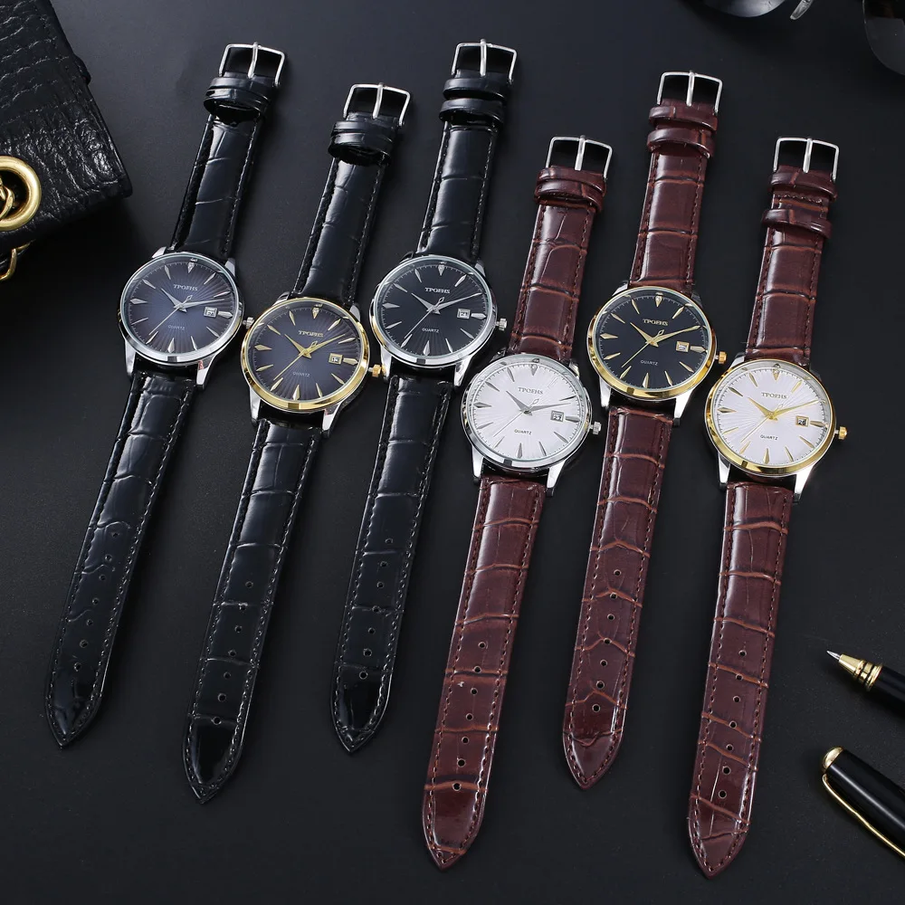 UTHAI BK84 Reloj hombre casual y de moda, calendarios, cinturones impermeables, relojes de cuarzo, relojes de negocios, relojes de regalo para hombre