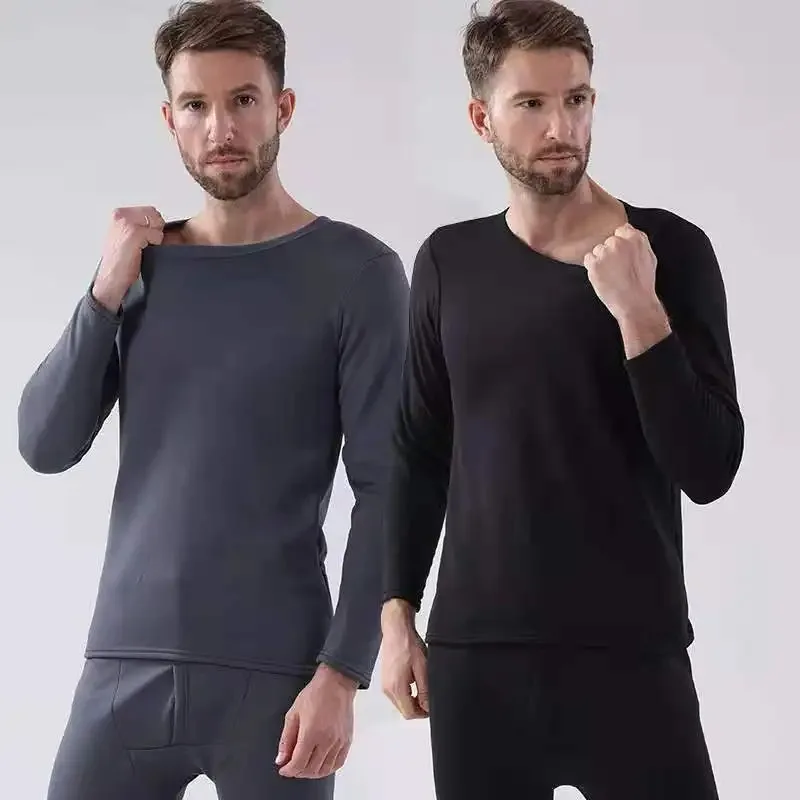 Winter Thermal Underwear Long Johns Men\'s Keep Warm Tops + Pants Set Thick Clothes Comfortable Thermo Underwear Sets