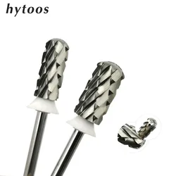 HYTOOS Round Top Barrel Carbide 5XC Nails Drill Bit Remove Thick Gel Manicure Drills Accessories Tool Supplier
