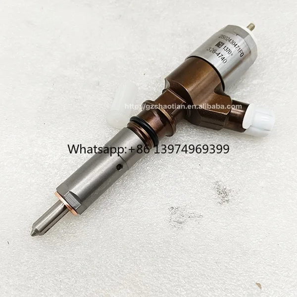 Excavator Spare Parts Diesel Engine Parts Fuel Injector 3264740 326-4740 for C4.2 C6.4 E312D 312D
