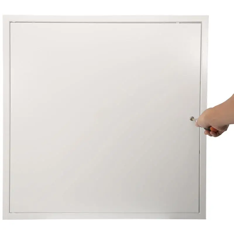 Panel de acceso para techos de paneles de yeso 411x411mm, panel de acceso sanitario para techos