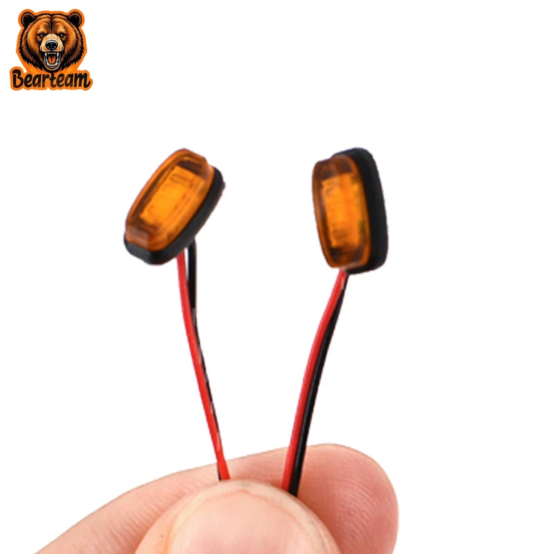Luz de Posición LED de Plástico para Camiones RC Tamiya 1/14, Volvo, Man, Scania 770S, Piezas de Repuesto DIY