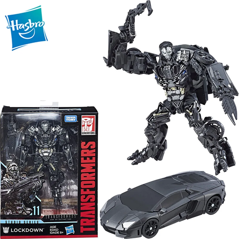 [in stock] Original Hasbro Transformers Studio Series 11 Deluex Class Lockdown Collection Model Action Figure Toys Gift