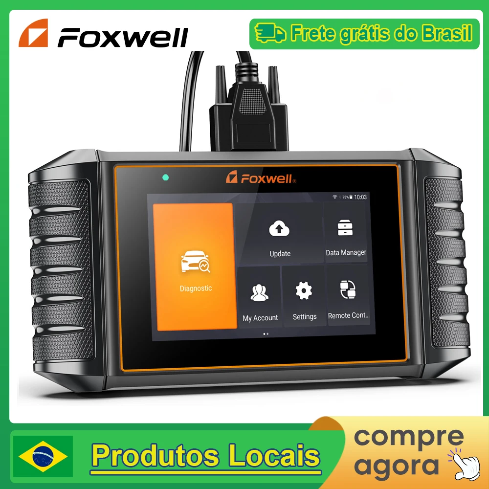 Foxwell NT726 OBD2 Diagnostic Tool All System Scan DPF Injector Oil EPB SAS Reset OBDII Car Automotive Scanner Tools Free Update