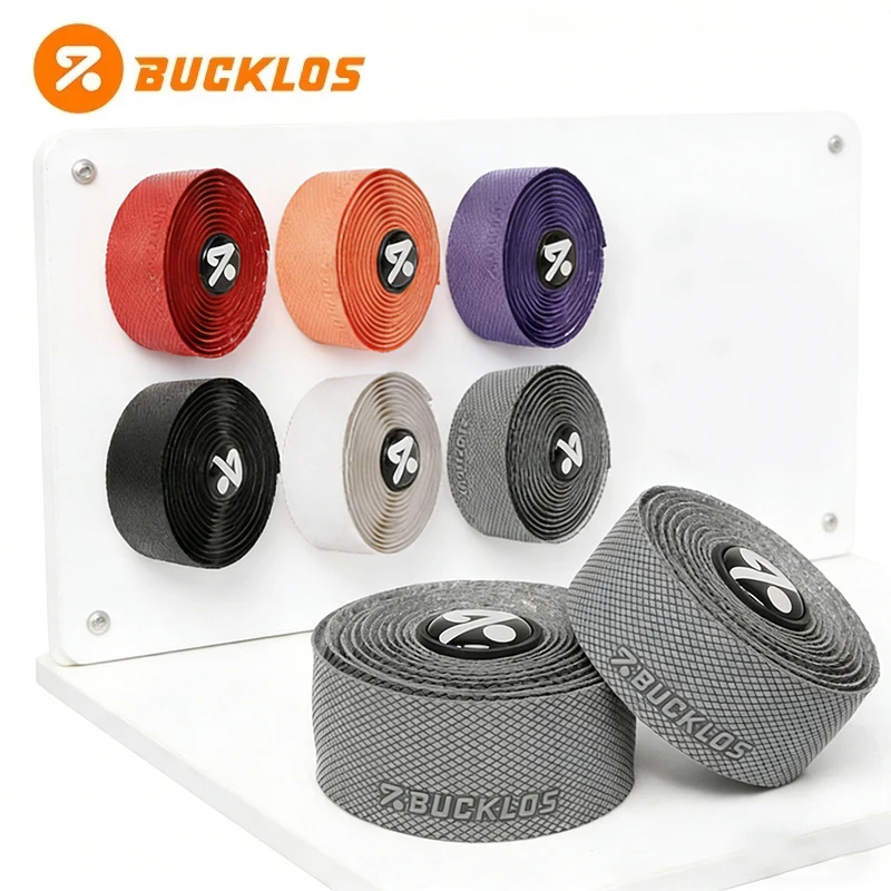 

BUCKLOS Bike Handlebar Anti-Slip Tapes Breathable Cycling Bar Strap Road Bicycle Shock Absorption Comfortable Handle Bar Tapese