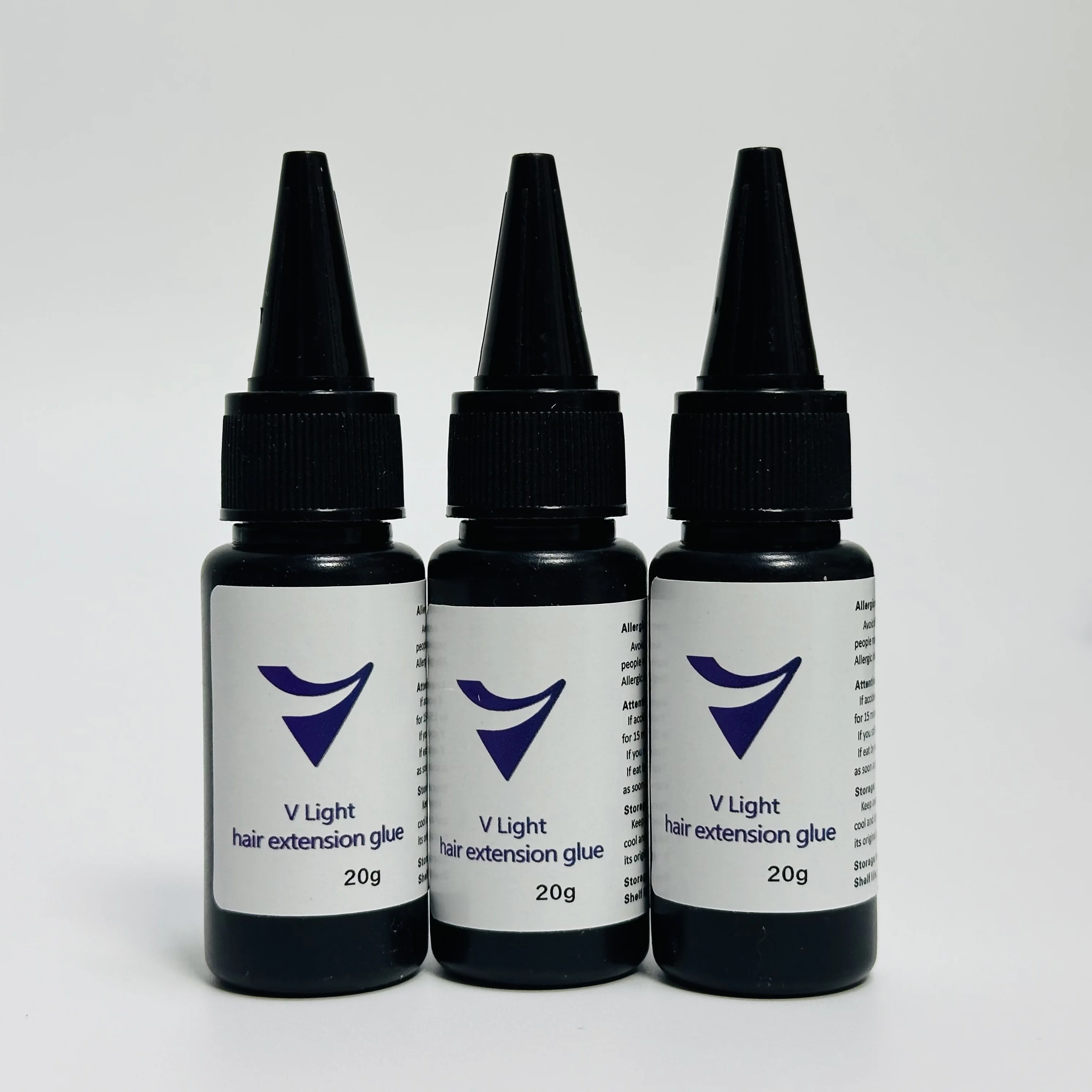 

20g V-Light Technology Hair Extension wig glue V-Light transmit Hair Extension glue Set Hair Piece Hair Fast hair extensions
