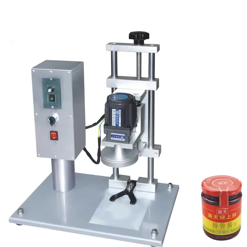 Easy Operation Capping CE Certified Sealing Equipment for Glass Plastic Bottle Jar Packaging