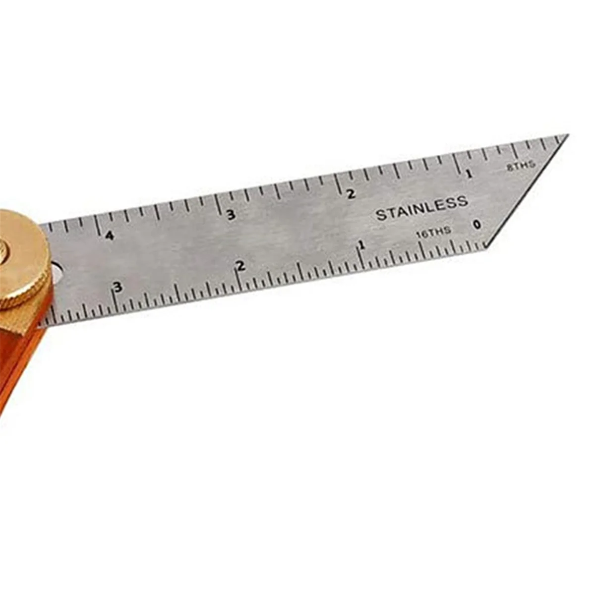 A002 Angle Rulers Gauges Tri Square Sliding T-Bevel with Wooden Handle Level Measuring Tool Wooden Marking Gauge Protractor