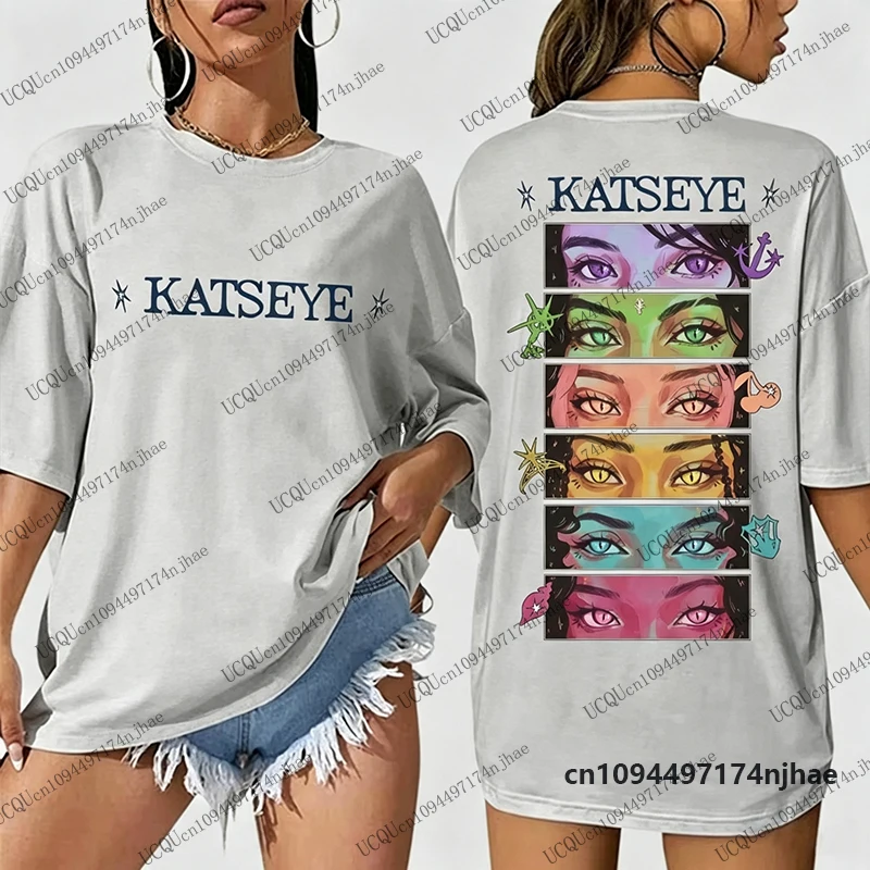 2026 Kpop Katseye Eyes Graphic - Summer Clothing Aesthetic 评论和价格