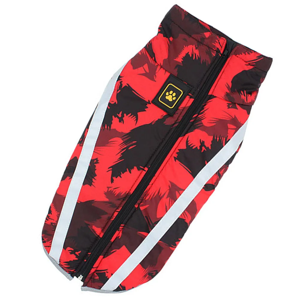 

Warm Dog Coat Winter Pet Apparel Reflective Comfortable Puppy Costume Bright Color Cozy Warmth Canine Outfit Pet Supplies