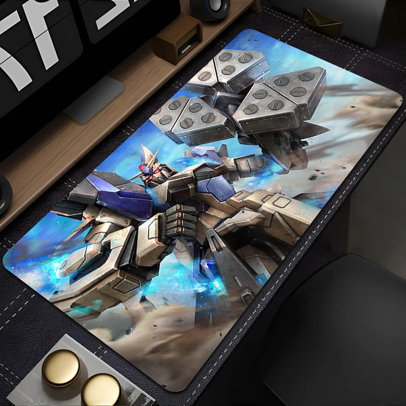 メカニカルウォリアーマウスパッド大型ゲーマーキーボードマットパッドゲーミングデスクプロテクターラップトップマウスパッドデスクマットPC HDアニメマウスパッド