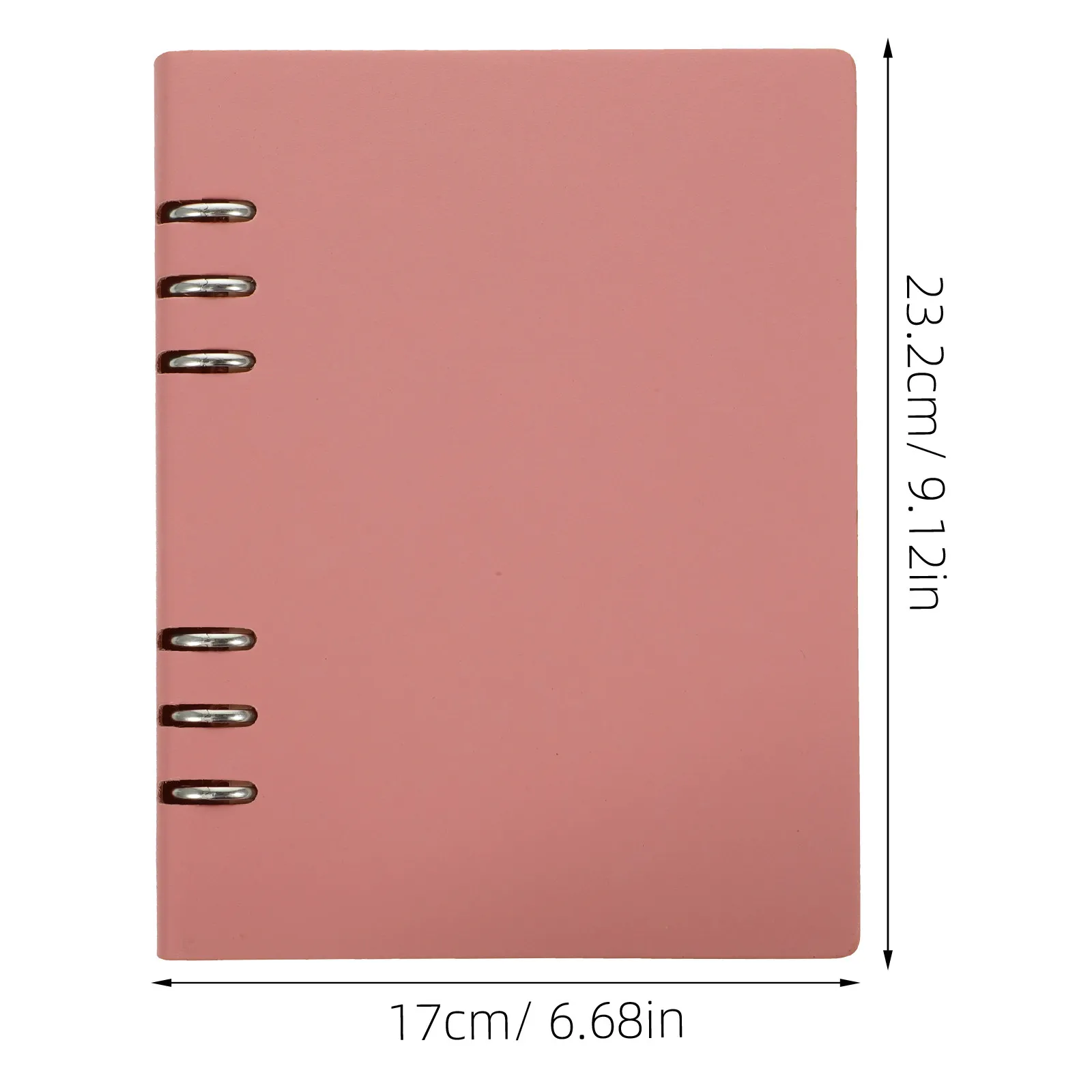 Binder Notebook A4 Ring Organizer Portable Journal for Note Taking Writing Planner Gift Notepad Binder