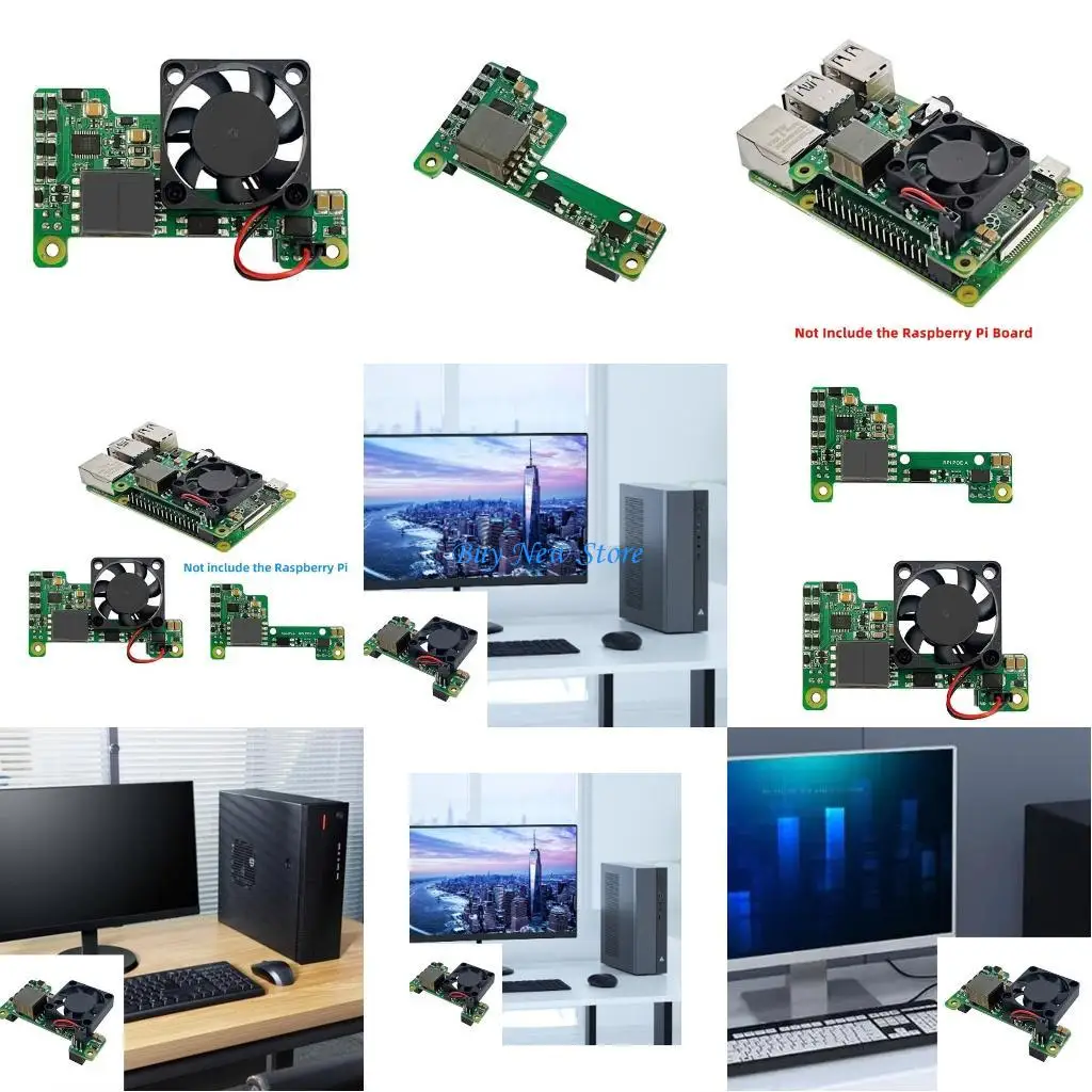 

20ce POE Power Over Ethernet Poard Board Модуль охлаждения для 4b/3b +