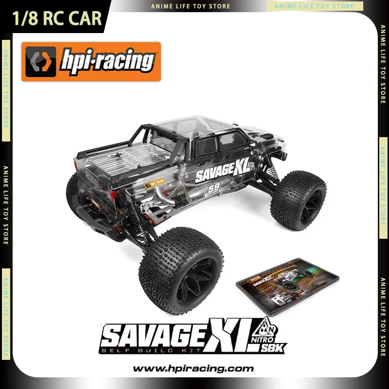 

HPI 1/8 160550 Oil Powered Version SAVAGE XL SBK Empty Frame Kit Offroad 4-WD Monster Climbing Toys DIY RC Car Birthday Gift